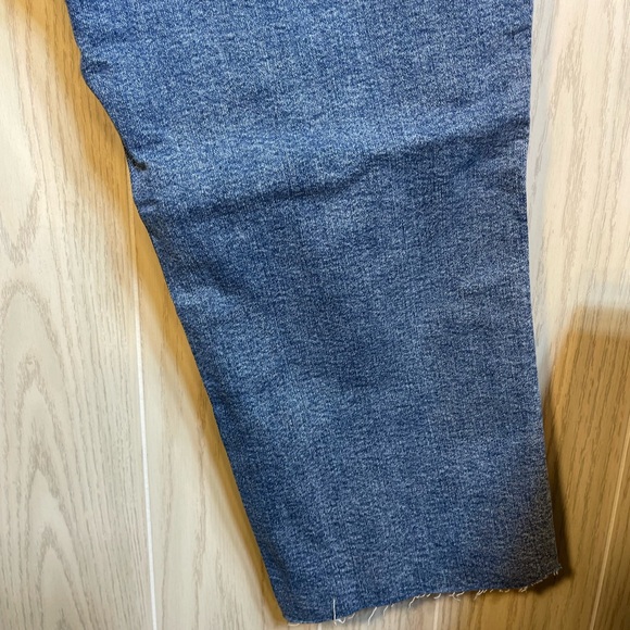 COPY - N/WT ana woman High Rise Straight leg raw hem jeans-self fasten- no zip - Picture 11 of 16